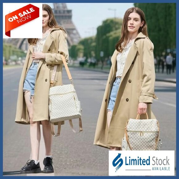 PU Leather Convertible Backpack Purse for Women, Travel Satchel with Wallet